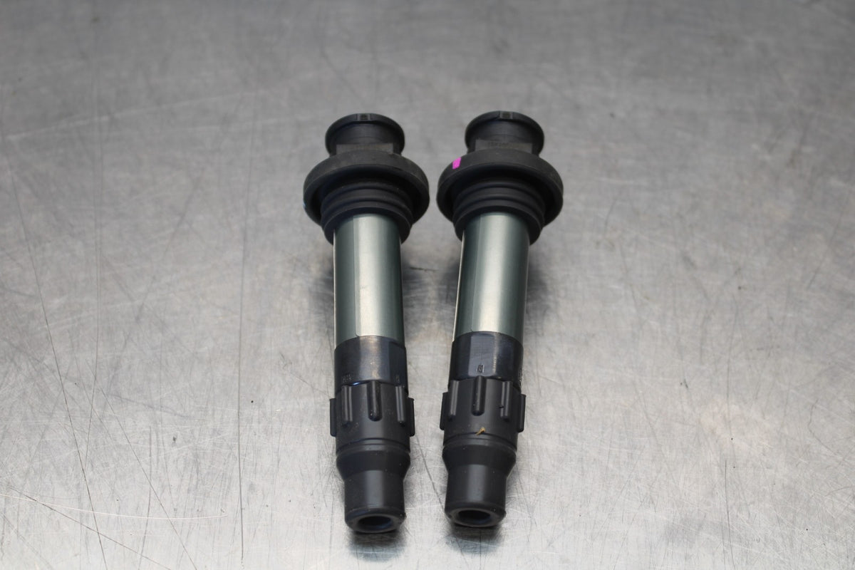 18-23 KAWASAKI NINJA 400 EX400 ABS IGNITION COILS COIL SPARK PLUG CAPS BB192