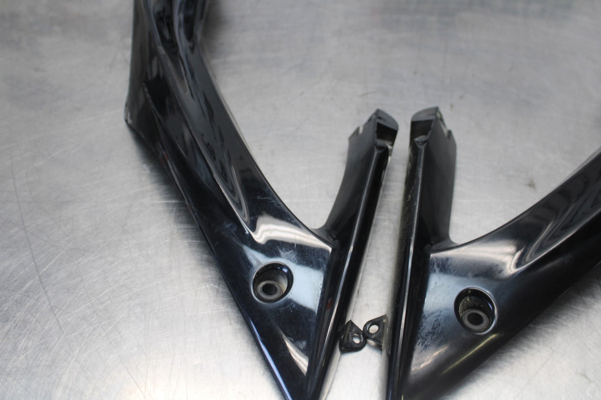 06-07 YAMAHA YZF R6 RIGHT FRONT UPPER SIDE FAIRING COWL PLASTIC SET BB00