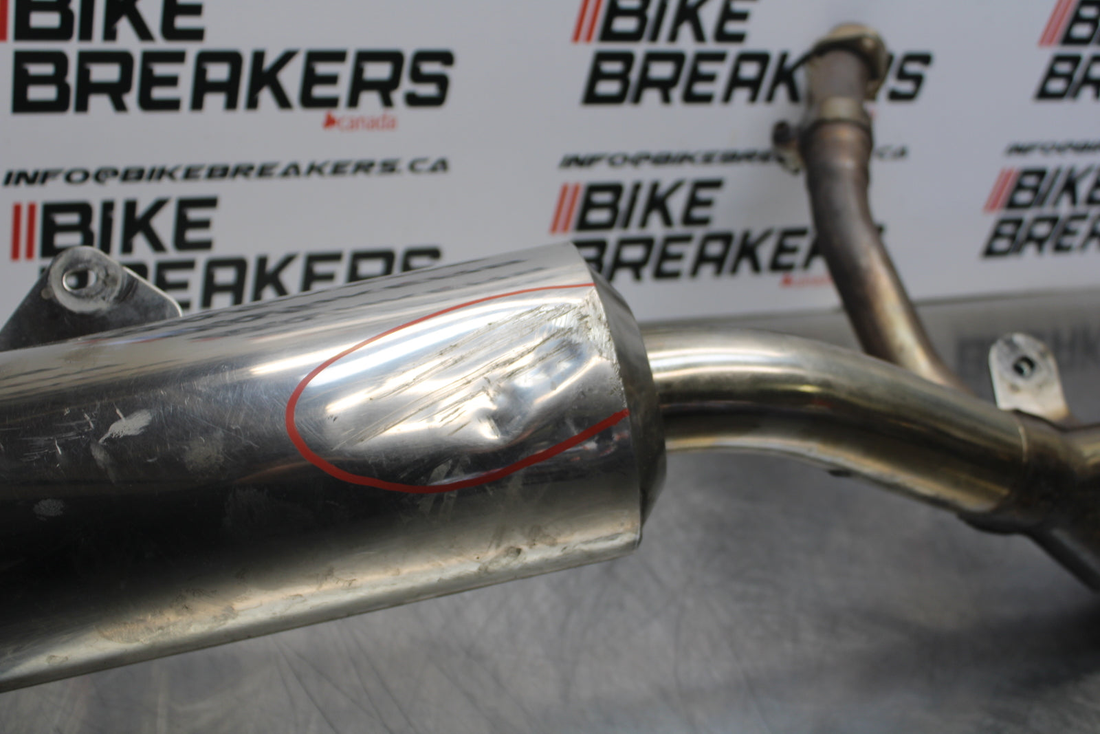 03 SUZUKI SV650S FULL EXHAUST SYSTEM HEADERS PIPE MUFFLER BB167