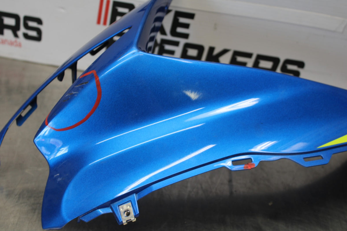 18 SUZUKI GSXR750 LEFT FRONT UPPER NOSE FAIRING COWL SHROUD BB891