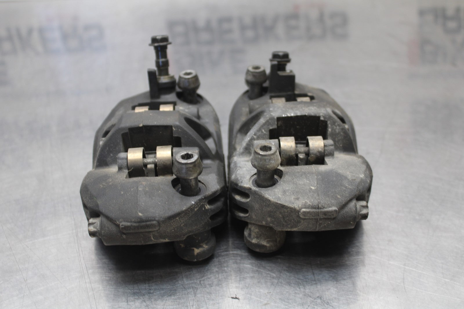 07-08 KAWASAKI NINJA ZX6R RIGHT LEFT FRONT BRAKE CALIPER SET PAIR CALIPERS BB203