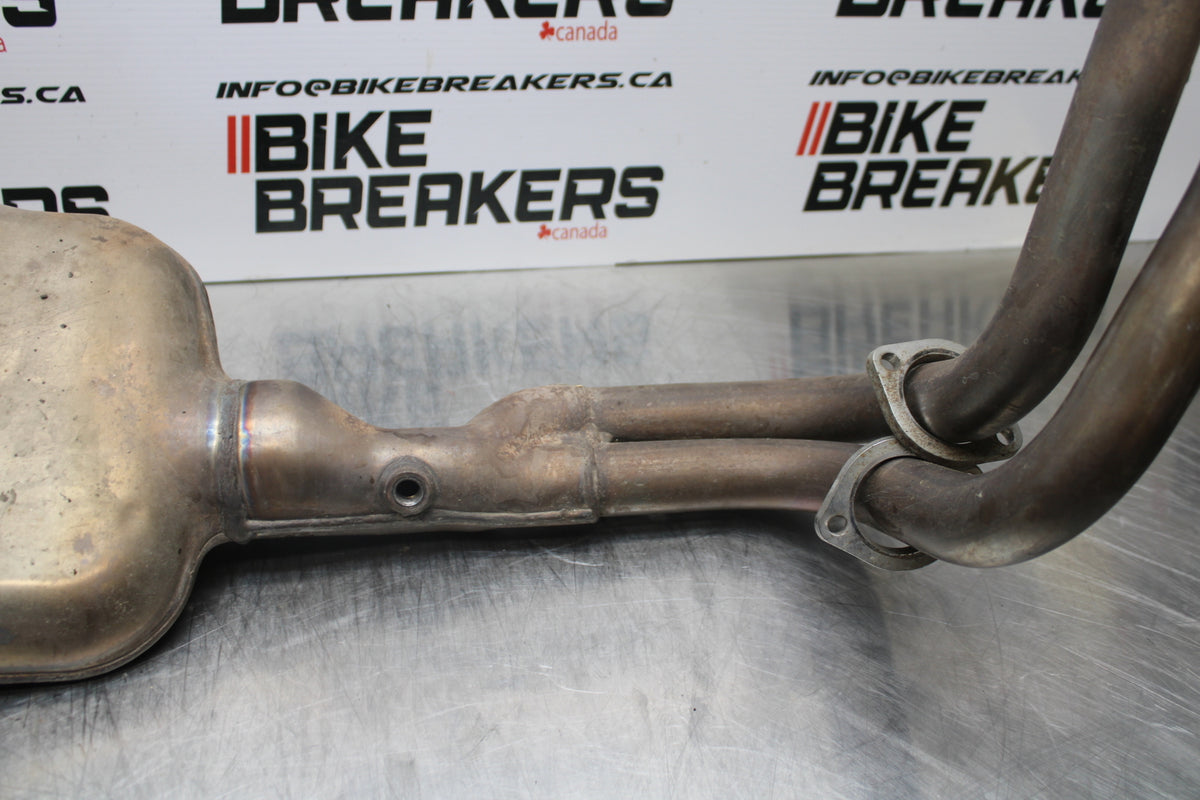 14-17 YAMAHA FZ07 FULL EXHAUST SYSTEM HEADERS PIPE MUFFLER BB162