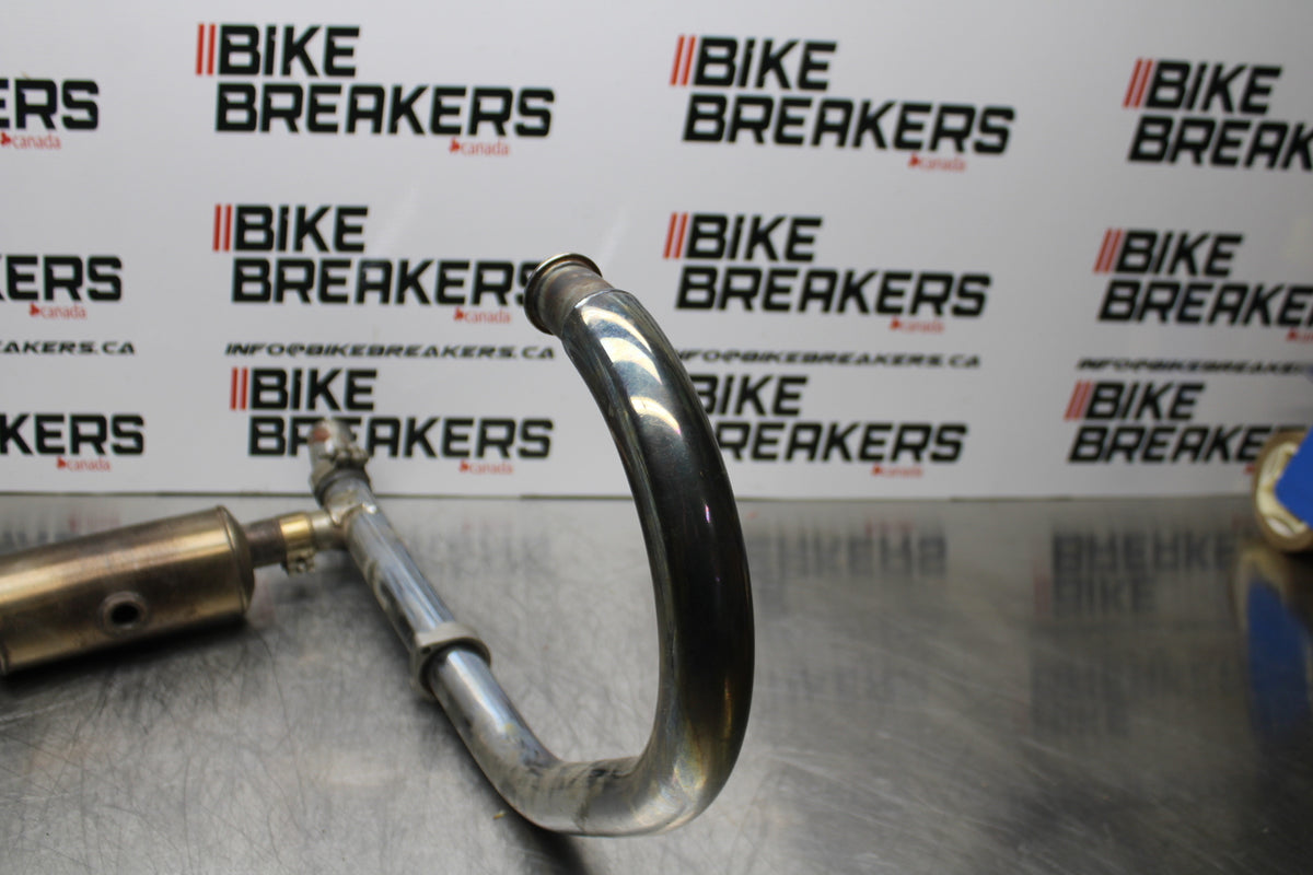 08 MOTO GUZZI BREVA 750 EXHAUST HEADER PIPES MANIFOLD BB154