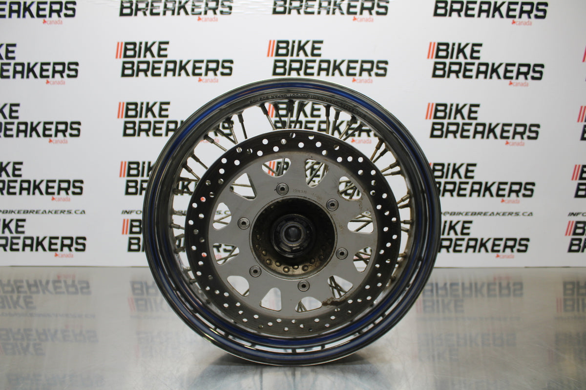 04 SUZUKI INTRUDER 800 FRONT WHEEL FRONT RIM & ROTOR BB758