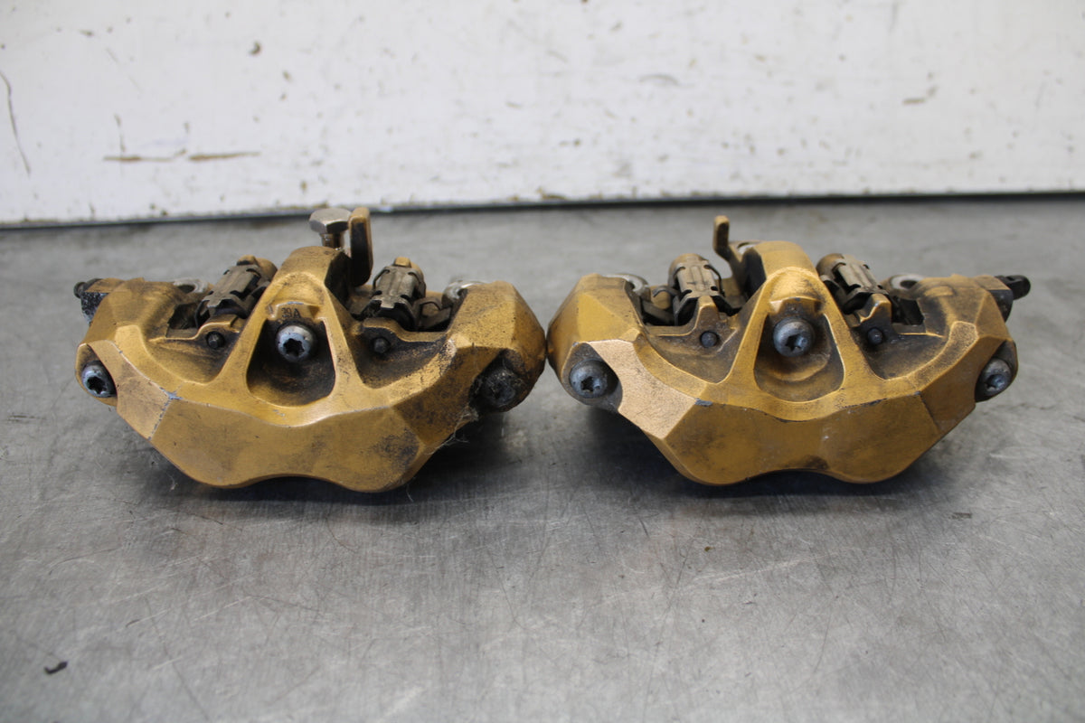 03-04 KAWASAKI NINJA ZX6RR RIGHT LEFT FRONT BRAKE CALIPER PAIR CALIPERS BB684