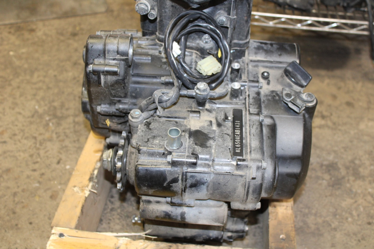 08-18 KAWASAKI KLR650 ENGINE MOTOR BB183
