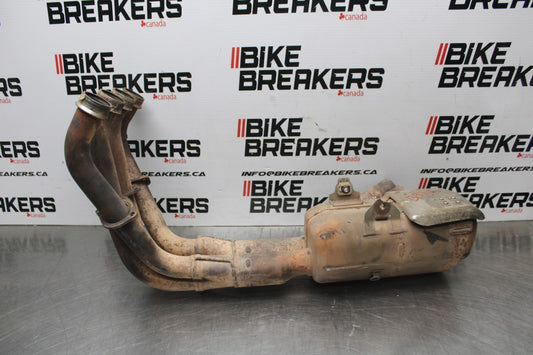 06 YAMAHA YZF R6 EXHAUST HEADER PIPES MANIFOLD BB716