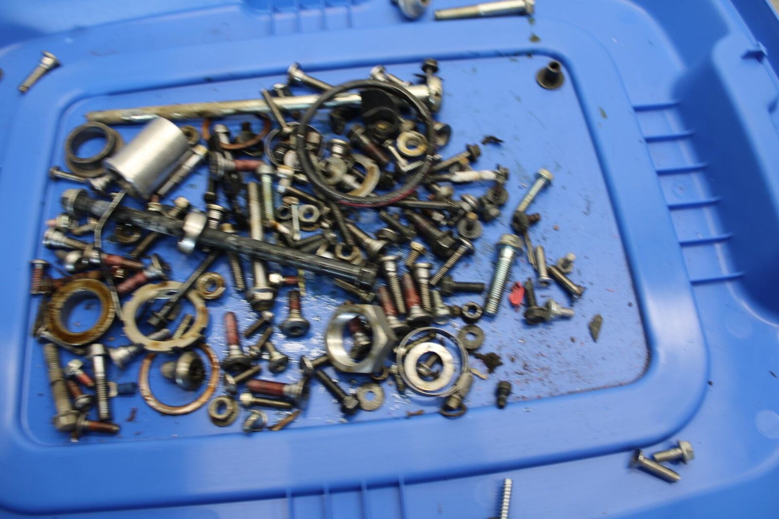 2012 Kawasaki Ninja ZX6R LEFTOVER MOUNTING BOLTS HARDWARE MOTOR SCREWS BB529