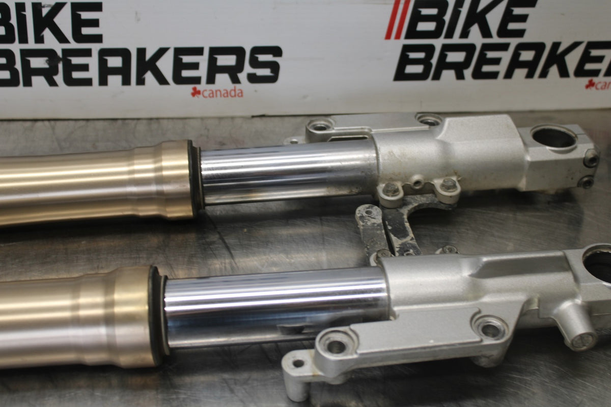 00-05 KAWASAKI NINJA ZX12R FRONT FORKS SHOCK SUSPENSION SET PAIR BB892