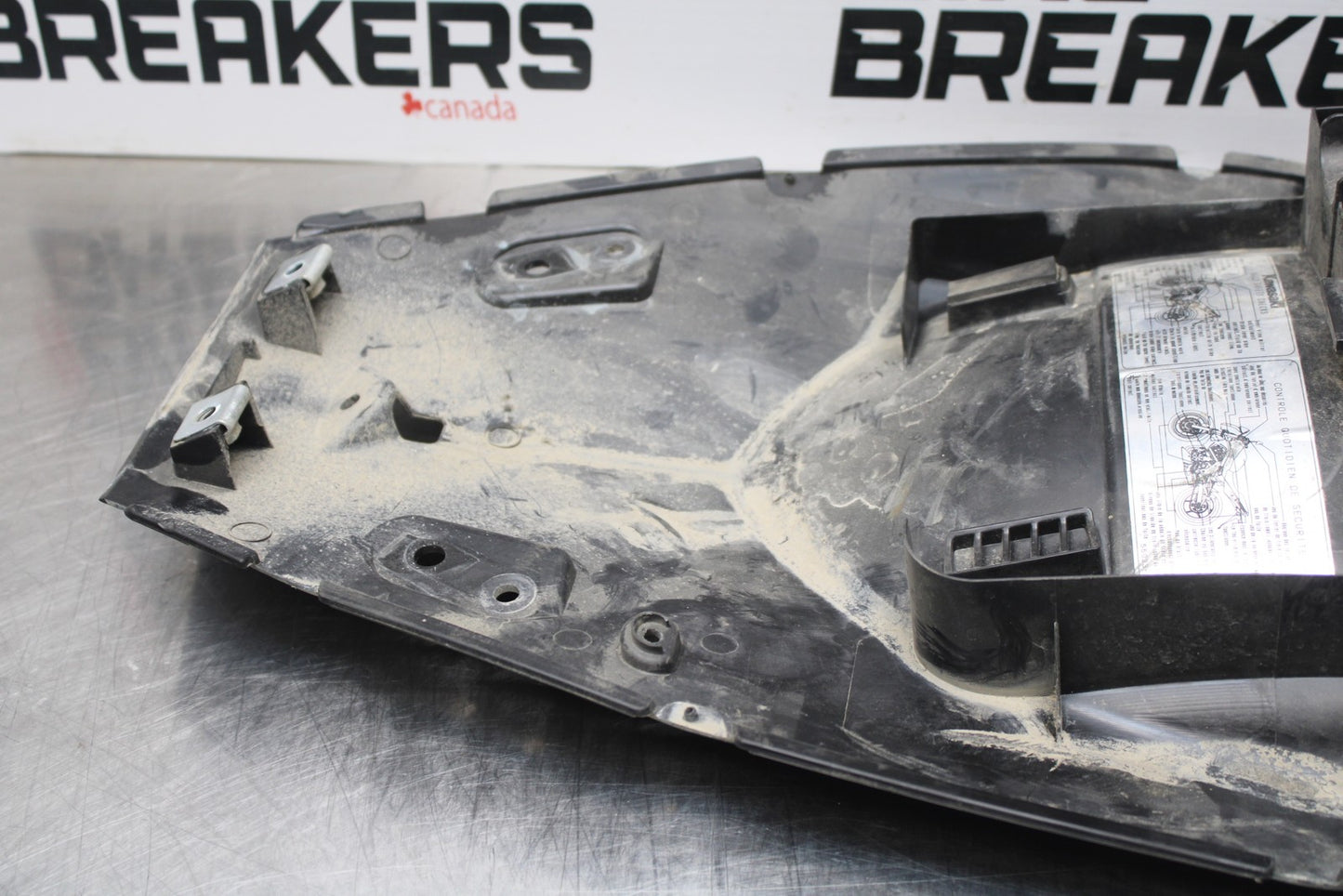 09-10 KAWASAKI ER-6N REAR BACK TAIL UNDERTAIL FAIRING COWL FENDER BB205