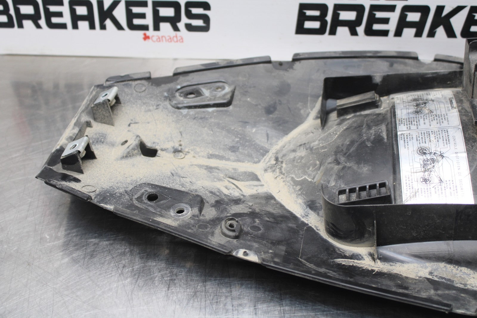 09-10 KAWASAKI ER-6N REAR BACK TAIL UNDERTAIL FAIRING COWL FENDER BB205