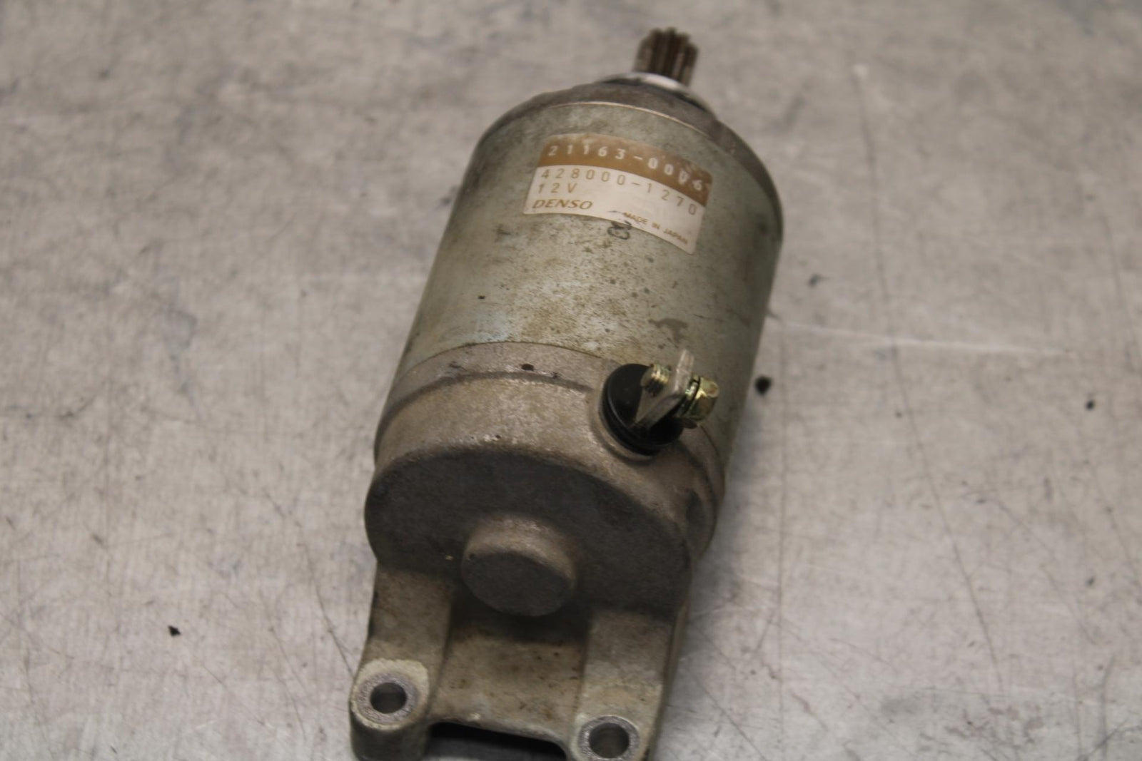 03-04 KAWASAKI NINJA ZX6RR ENGINE STARTING STARTER MOTOR -DC 12V BB105