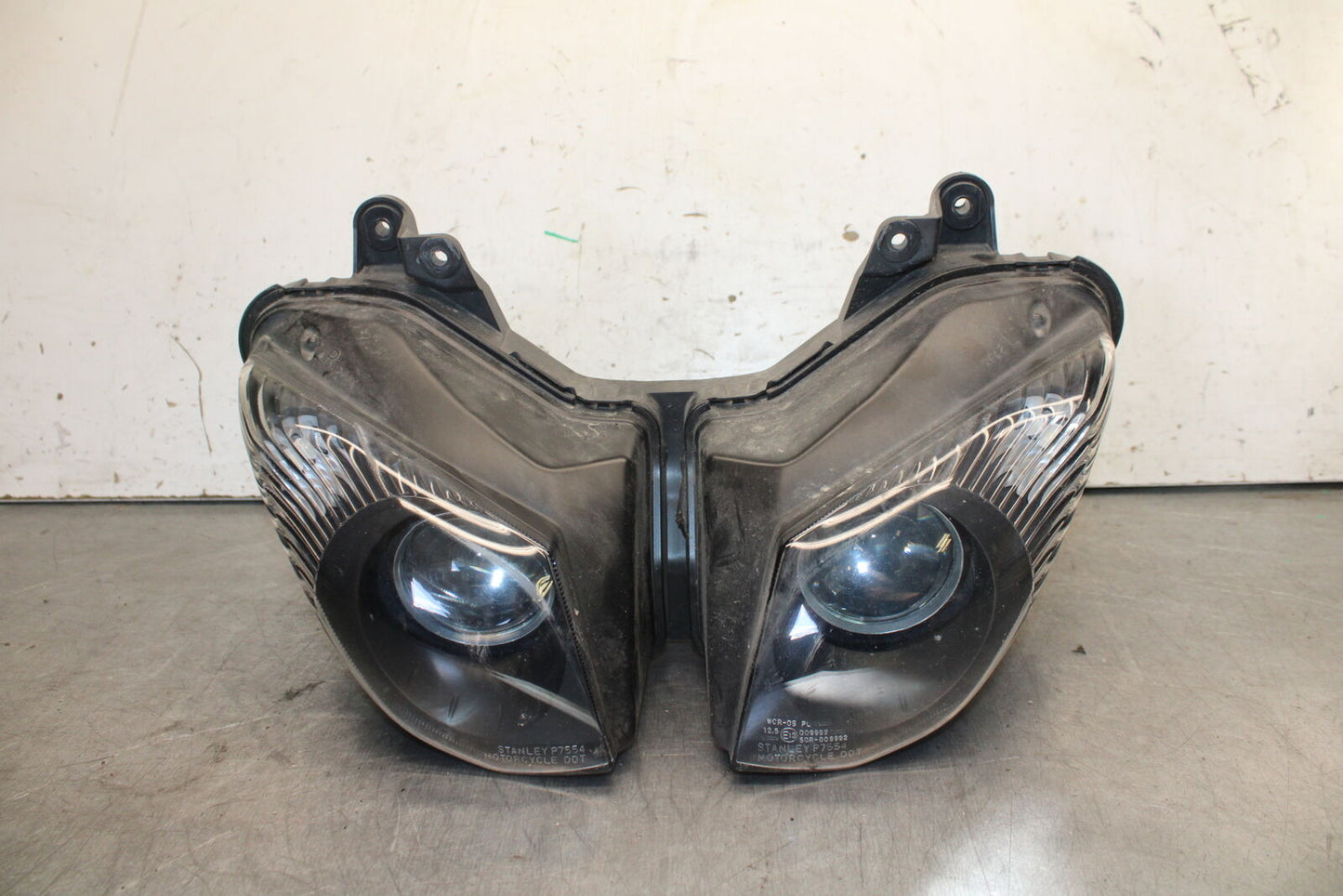 09-12 KAWASAKI NINJA ZX6R FRONT HEADLIGHT HEAD LIGHT LAMP 23007-0101 BB698