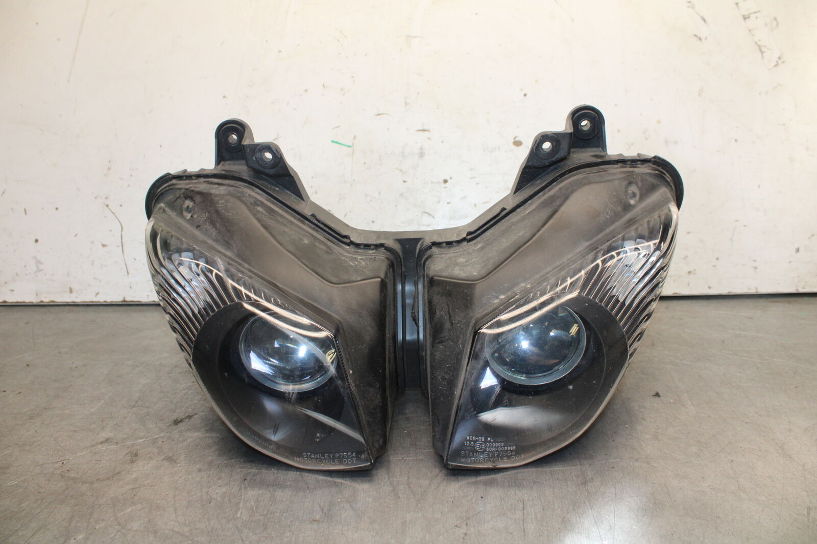 09-12 KAWASAKI NINJA ZX6R FRONT HEADLIGHT HEAD LIGHT LAMP 23007-0101 BB698