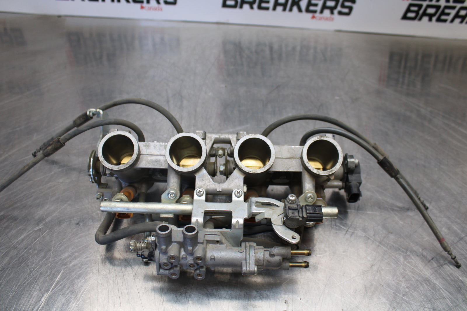 09-15 YAMAHA FZ6R MAIN FUEL INJECTORS / THROTTLE BODIES BB161