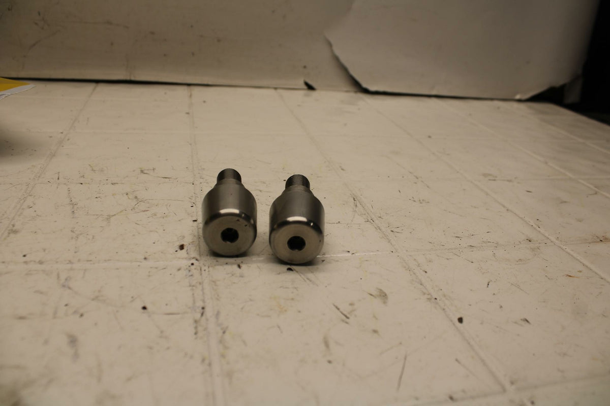 01-05 YAMAHA FZS1000 HANDLEBAR END CAPS WEIGHTS  BB10