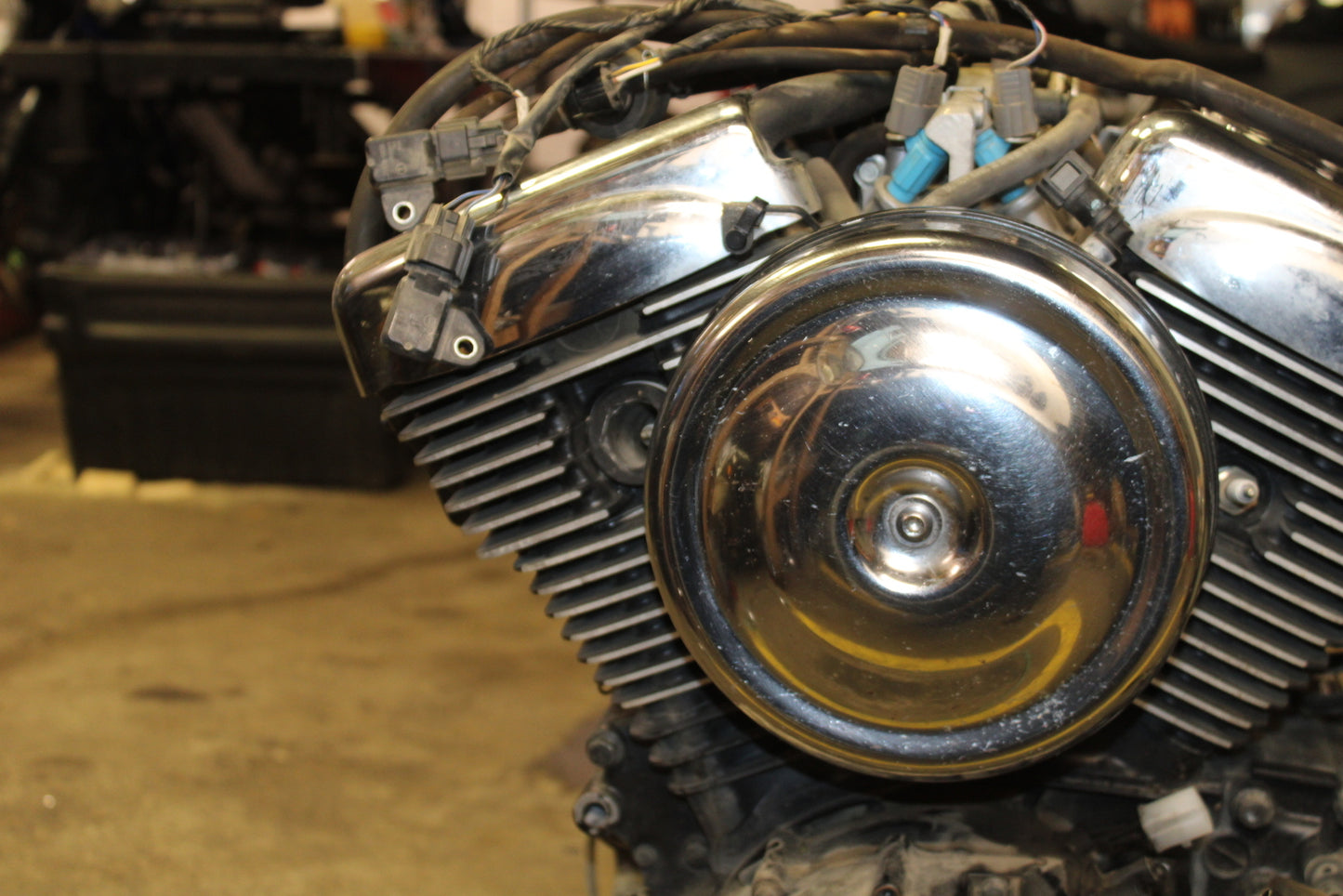 03-08 KAWASAKI VULCAN 1600 ENGINE MOTOR BB754