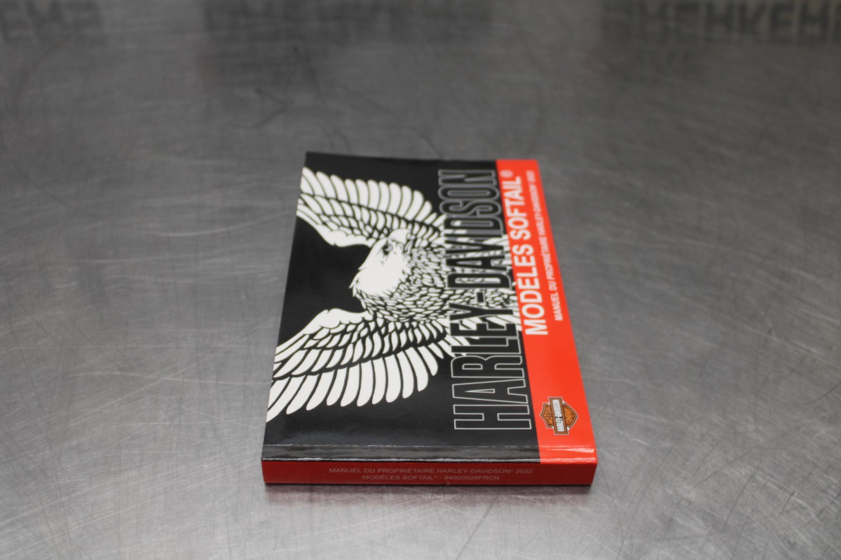 22 HARLEY-DAVIDSON SOFTAIL FRENCH ORIGINAL OWNERS MANUAL BOOK BB859