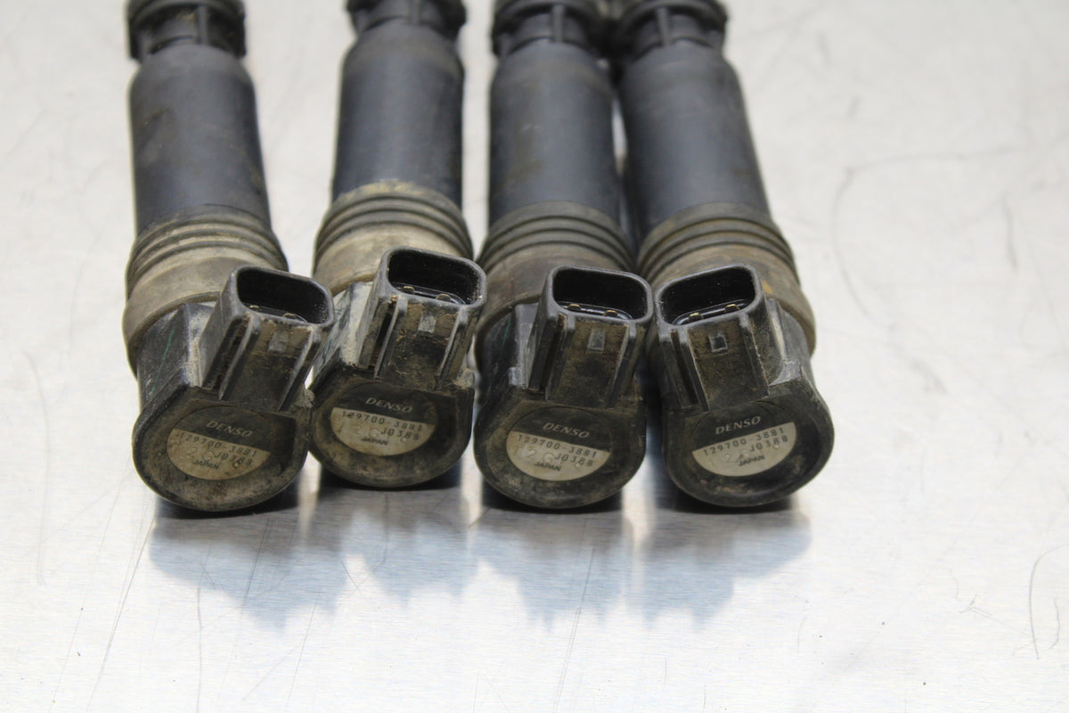 01-06 HONDA CBR600F4I IGNITION COILS COIL SPARK PLUG CAPS BB567