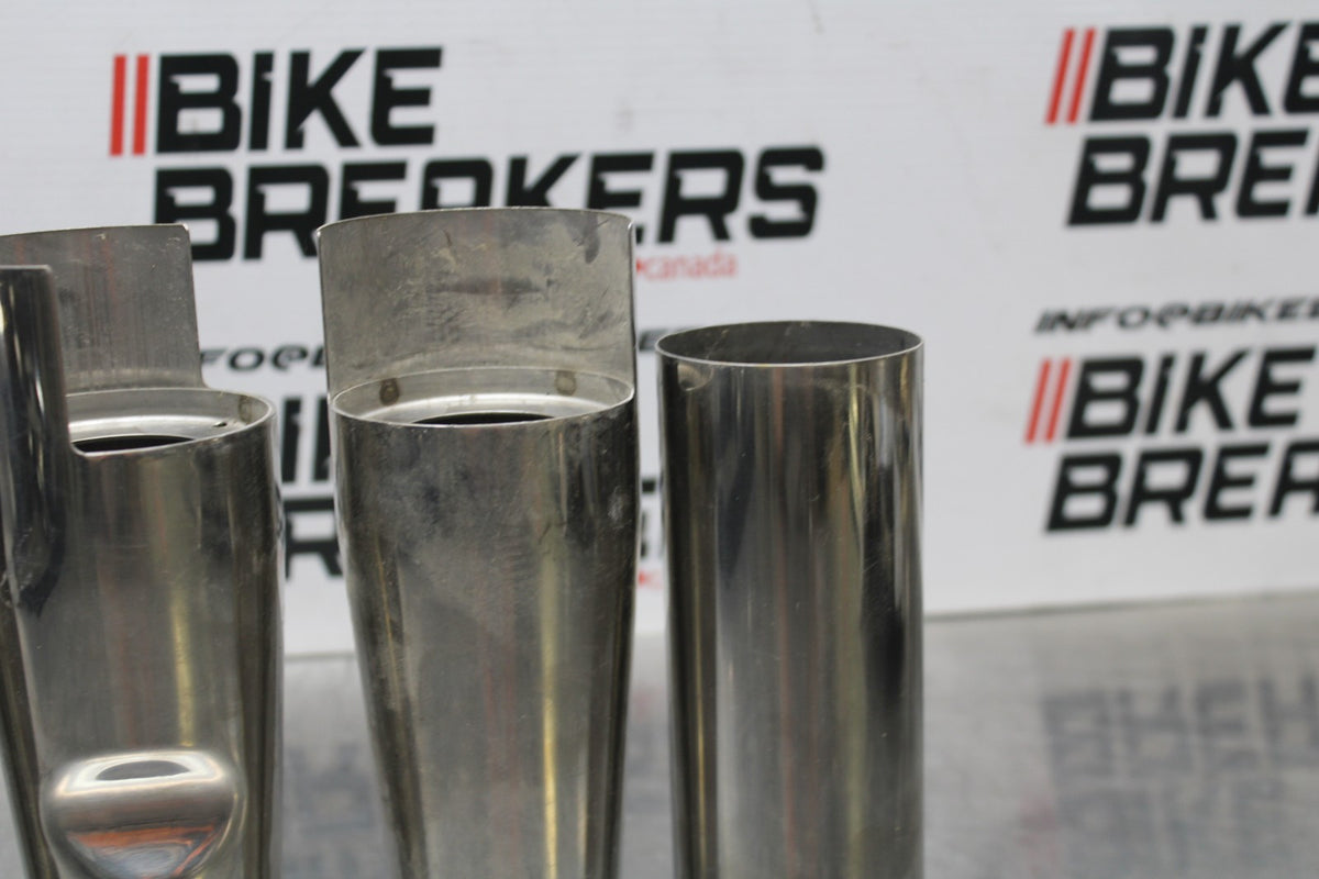 15 SUZUKI BOULEVARD C50 FRONT FORK COVER TOP GUARD SHIELD COWL  BB775