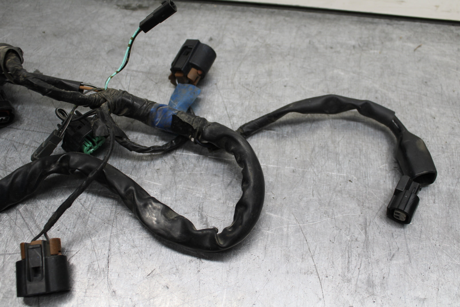 08-10 SUZUKI GSXR 600 HEADLIGHT SPEEDO GAUGES WIRING HARNESS WIRE LOOM BB753