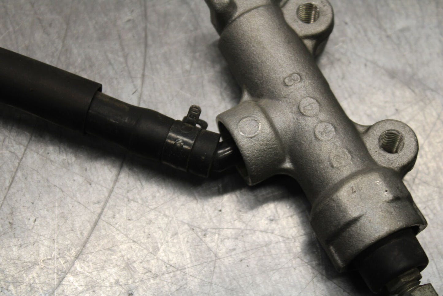 12-13 KAWASAKI Z1000 REAR BACK BRAKE MASTER CYLINDER W RESERVOIR BB743