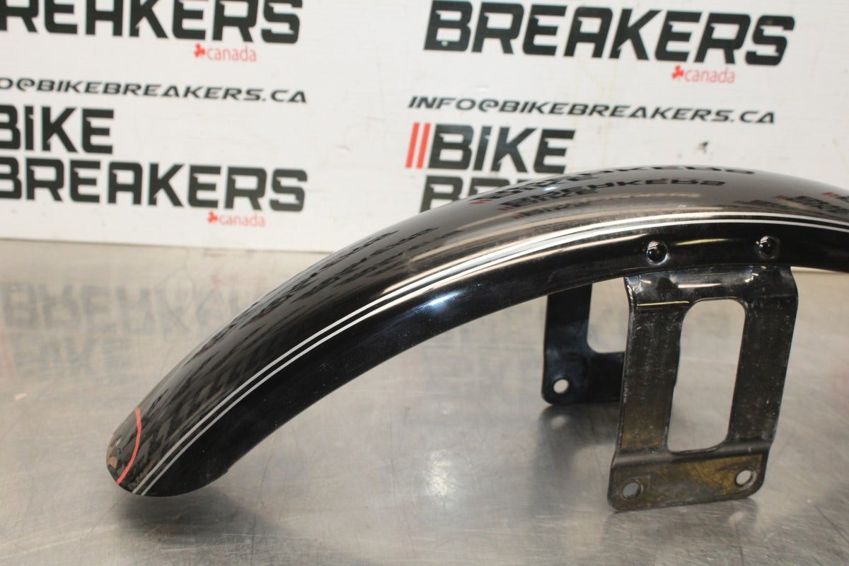 09 HARLEY-DAVIDSON SPORTSTER 1200 CUSTOM XL1200C FRONT WHEEL FENDER BB776