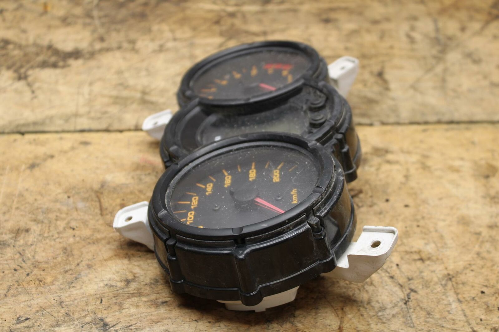 07-11 SUZUKI VSTROM 650 SPEEDO TACH GAUGES DISPLAY CLUSTER SPEEDOMETER BB340