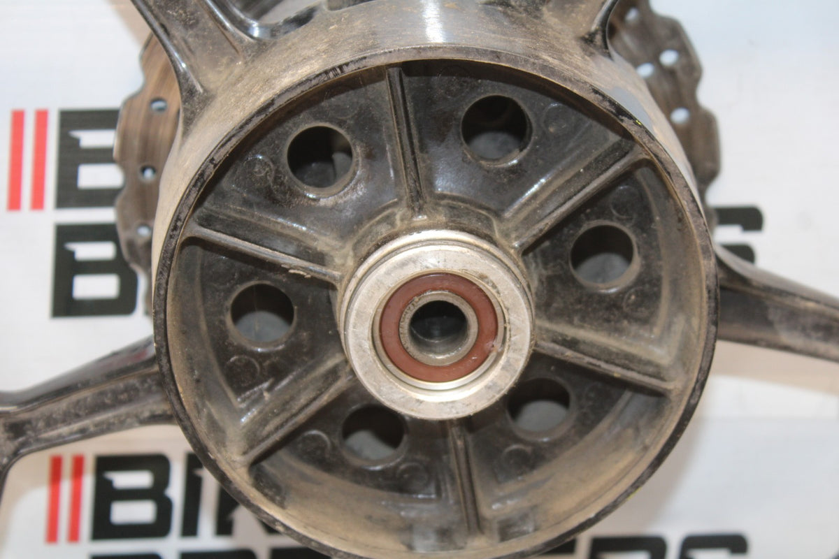 13-17 KAWASAKI NINJA 300 EX300 ABS REAR WHEEL BACK RIM & ROTOR BB00