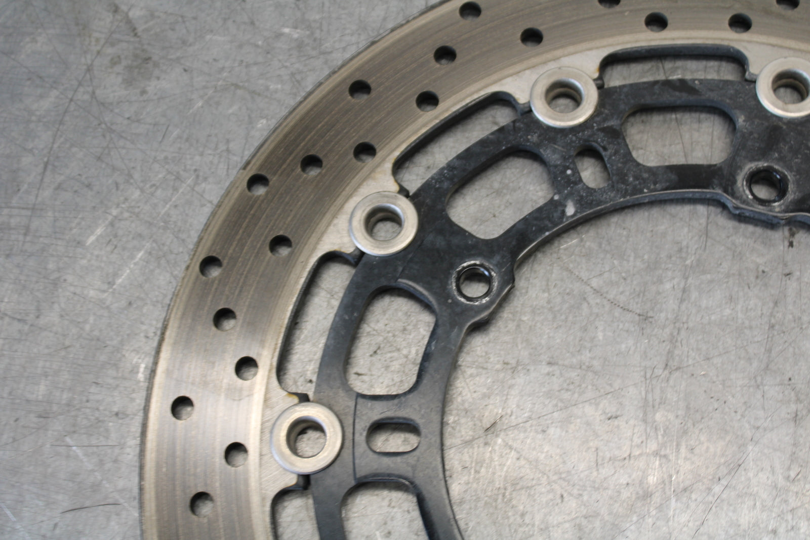 08-16 YAMAHA YZF R6 FRONT LEFT RIGHT BRAKE ROTORS DISCS 13S-2581T-00-00 BB665