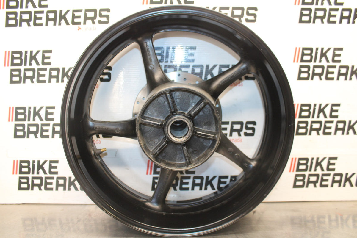 08-16 YAMAHA YZF R6 REAR WHEEL BACK RIM & ROTOR BB929