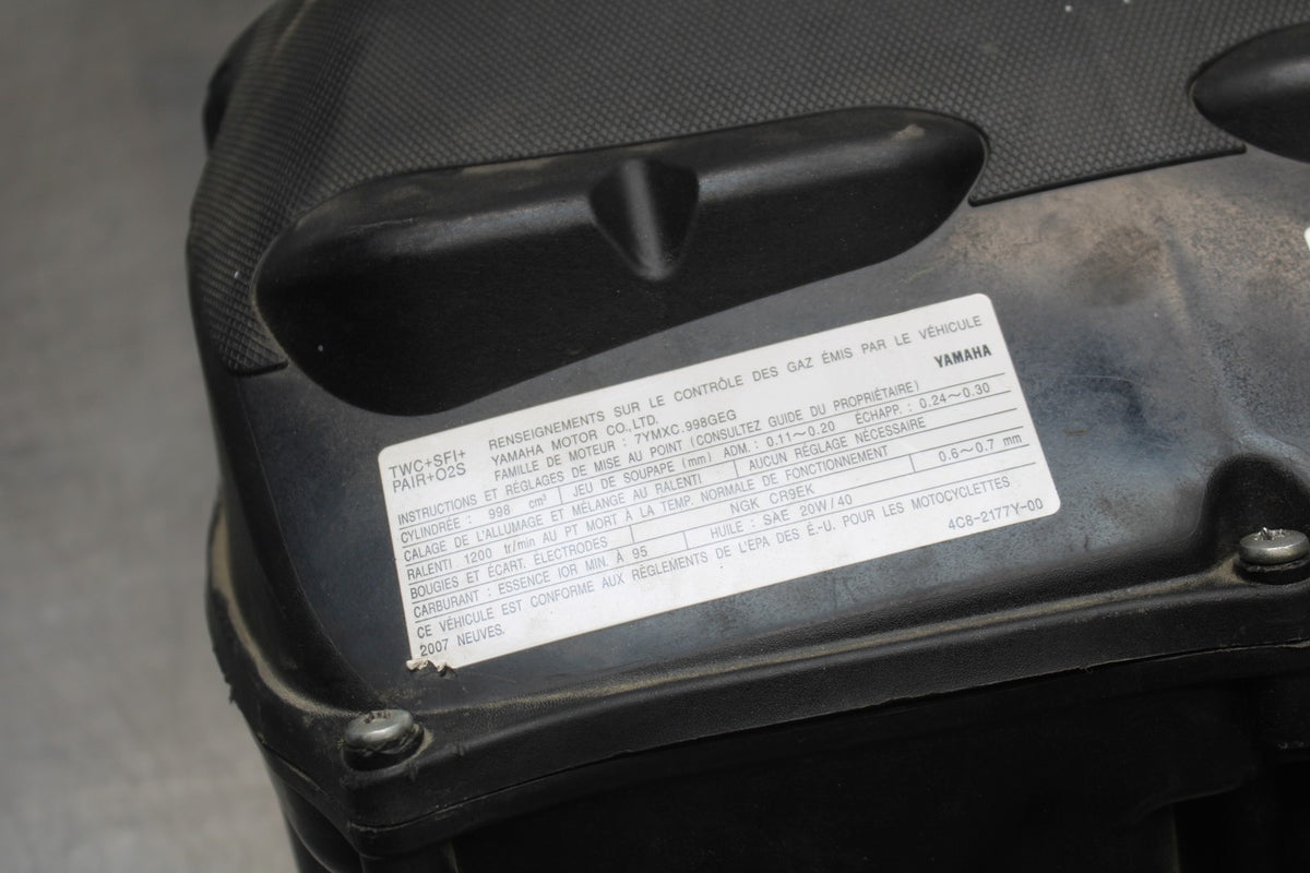 07 YAMAHA YZF R1 AIRBOX AIR INTAKE FILTER BOX BB826