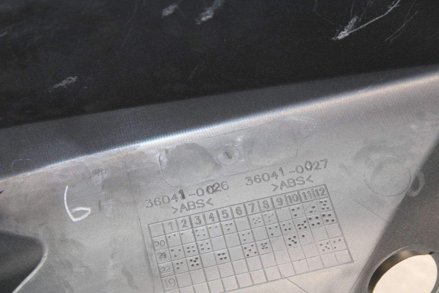 23-24 KAWASAKI NINJA ZX14R NEW!! LEFT REAR BACK TAIL FAIRING COWL & LIGHT BB764