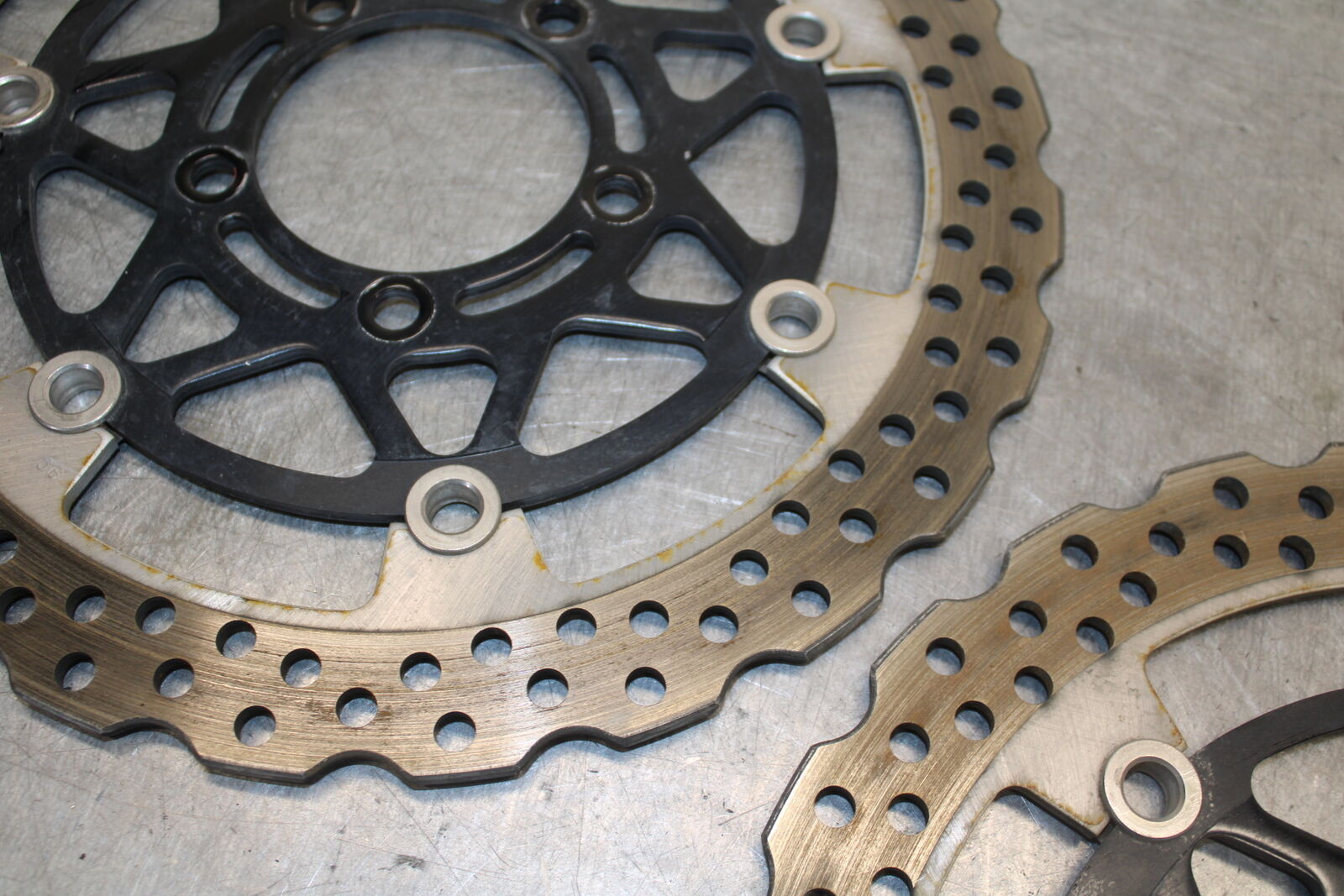 19-23 KAWASAKI NINJA ZX6R FRONT LEFT RIGHT BRAKE ROTORS DISCS BB701