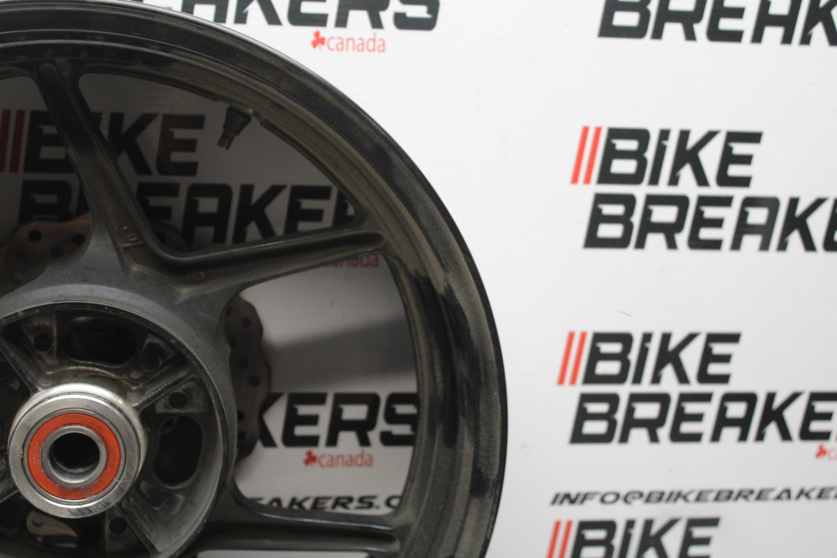 07-08 KAWASAKI NINJA ZX6R REAR WHEEL BACK RIM & ROTOR BB199