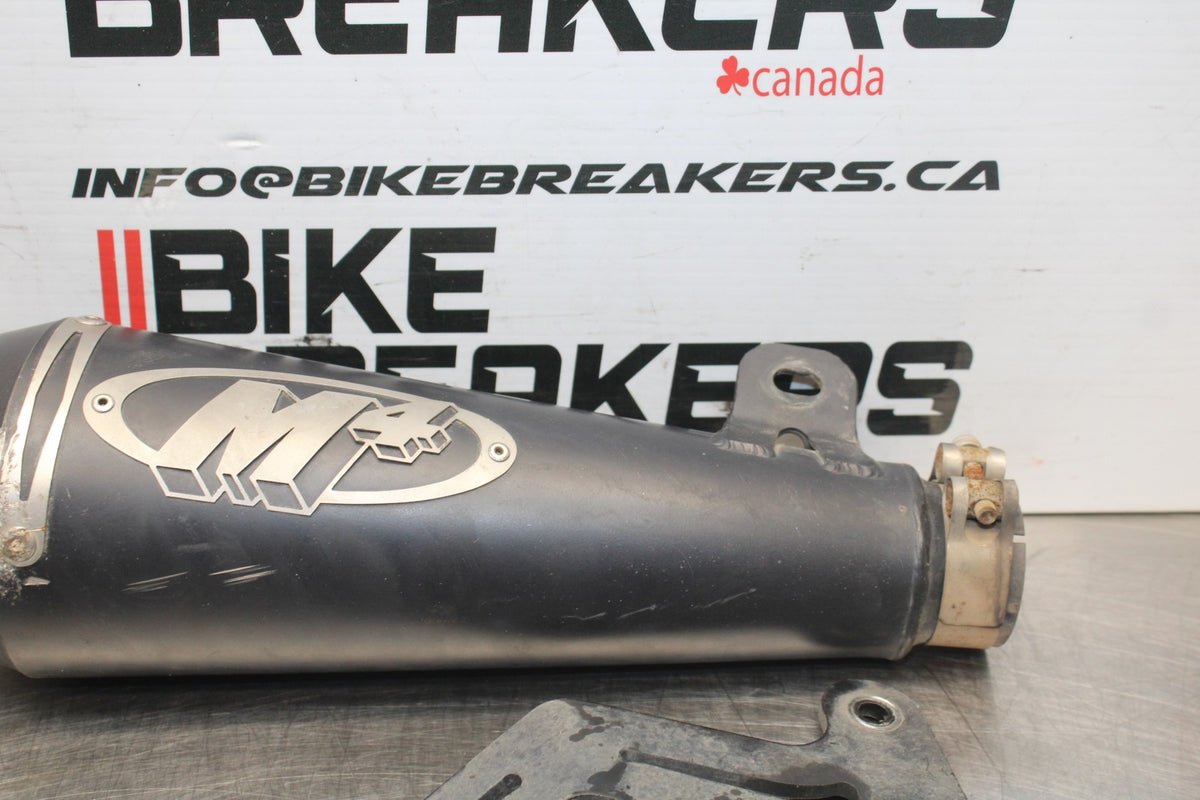 08-10 SUZUKI GSXR 600 M4 EXHAUST PIPE MUFFLER SLIP ON CAN SILENCER BB803