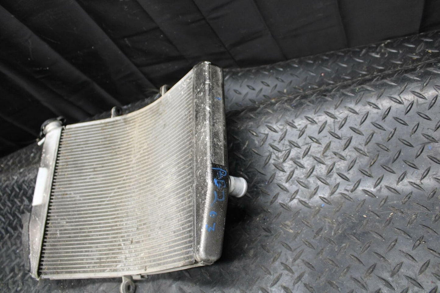 13-18 KAWASAKI NINJA ZX6R ENGINE RADIATOR MOTOR COOLER COOLING RADIATER BB203