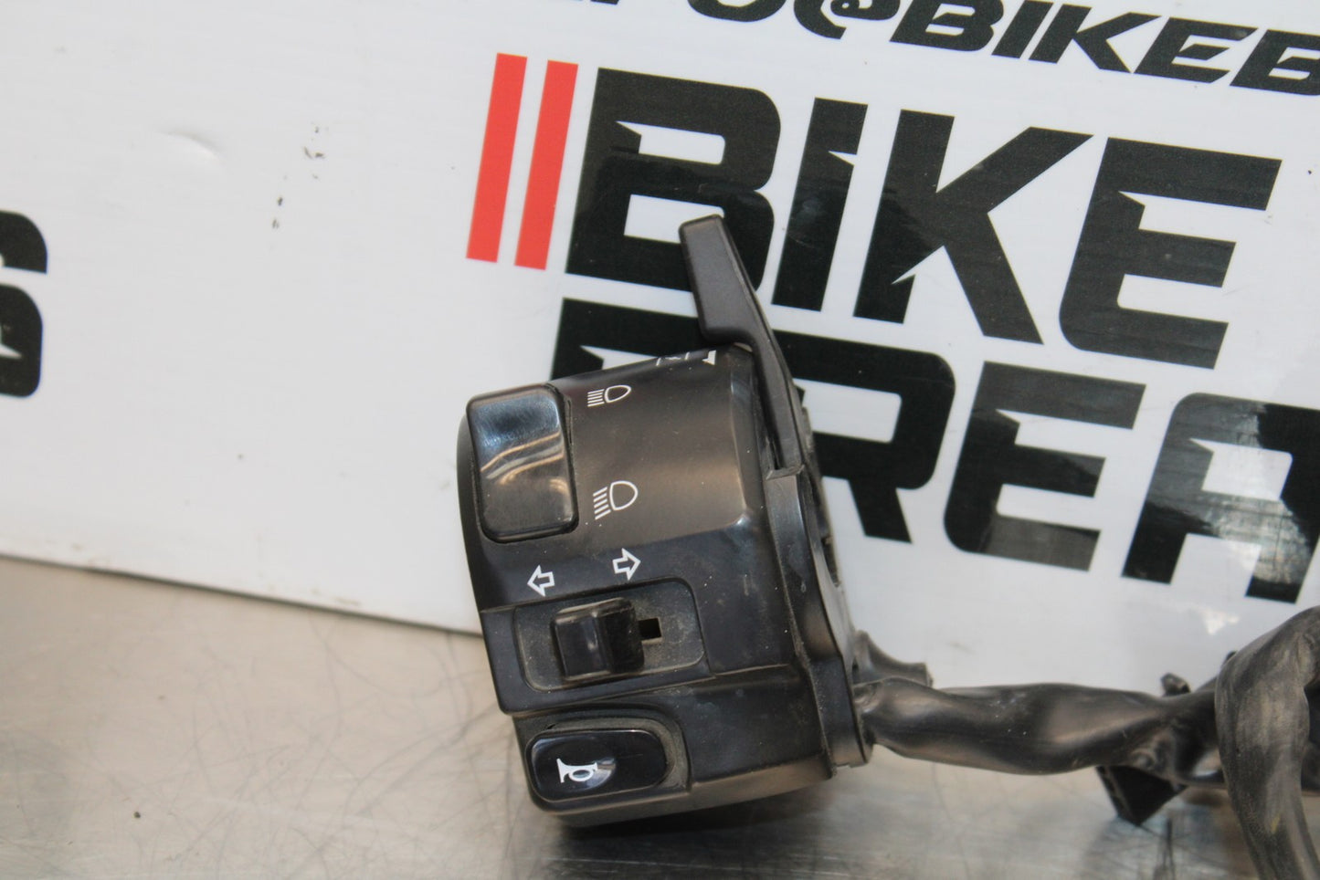 08-18 KAWASAKI KLR650 LEFT CLIP ON HANDLE HORN SIGNALS SWITCH SWITCHES BB183