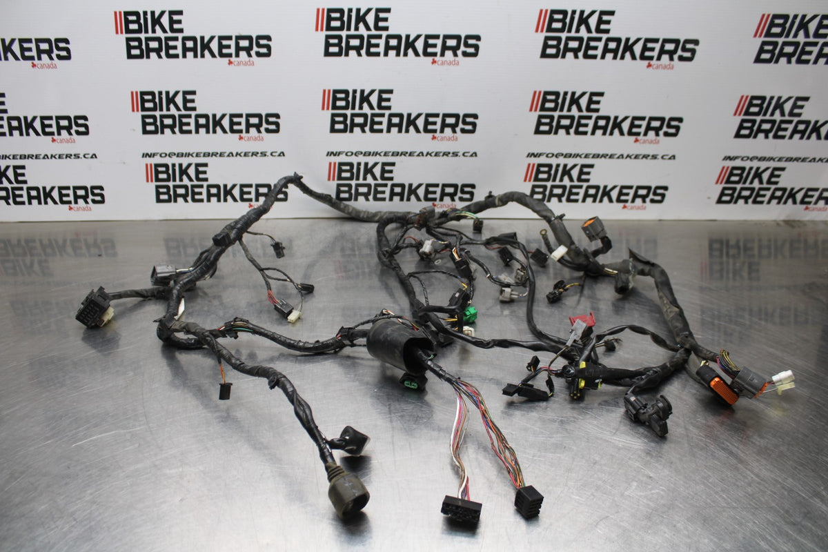 07-08 KAWASAKI NINJA ZX6R MAIN ENGINE WIRING HARNESS MOTOR WIRE LOOM BB199