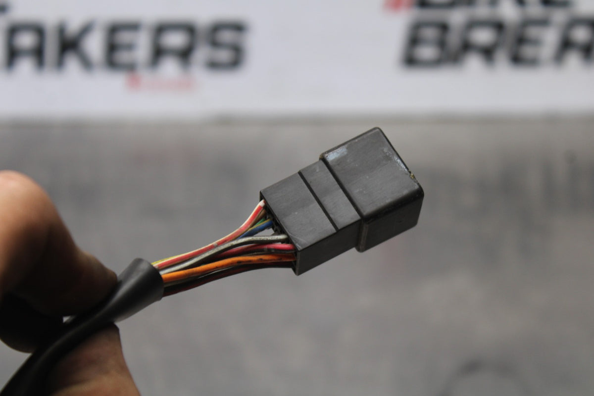 08 KAWASAKI NINJA ZX10R LEFT CLIP ON HANDLE HORN SIGNALS SWITCHES BB902