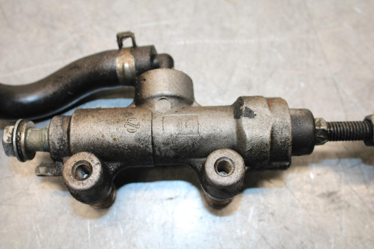 08-10 SUZUKI GSXR750 REAR BACK BRAKE MASTER CYLINDER W RESERVOIR BB58