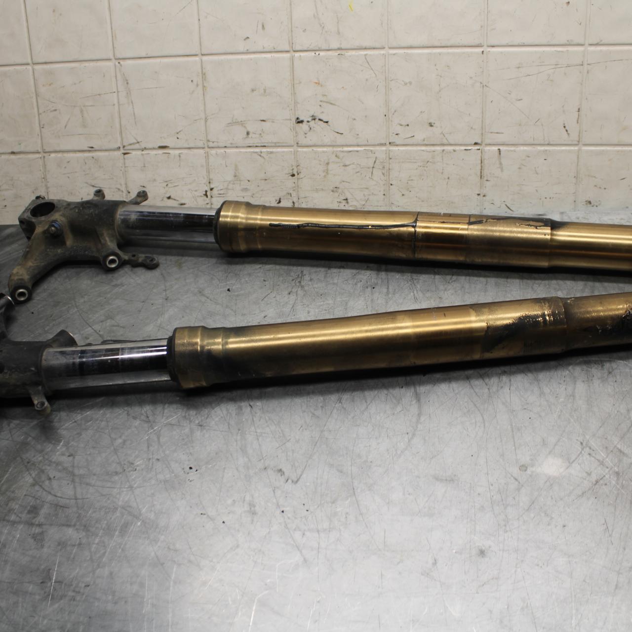 06-07 SUZUKI GSXR600  FORKS SHOCK SUSPENSION SET PAIR 51103-01H00 BB499