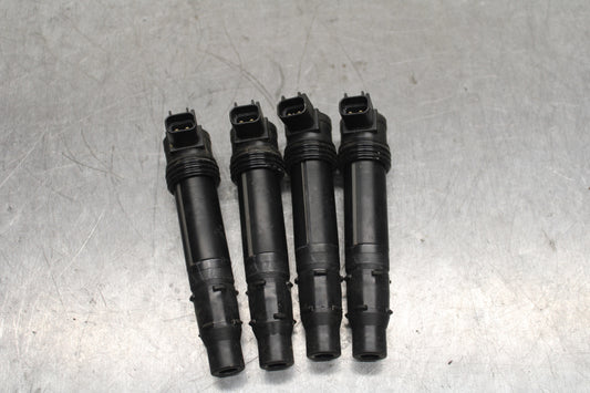 09-12 KAWASAKI NINJA ZX6R IGNITION COILS COIL SPARK PLUG CAPS BB110