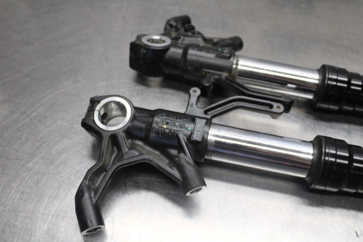 24-25 KAWASAKI NINJA ZX6R FRONT FORKS SHOCK SUSPENSION SET PAIR BB939