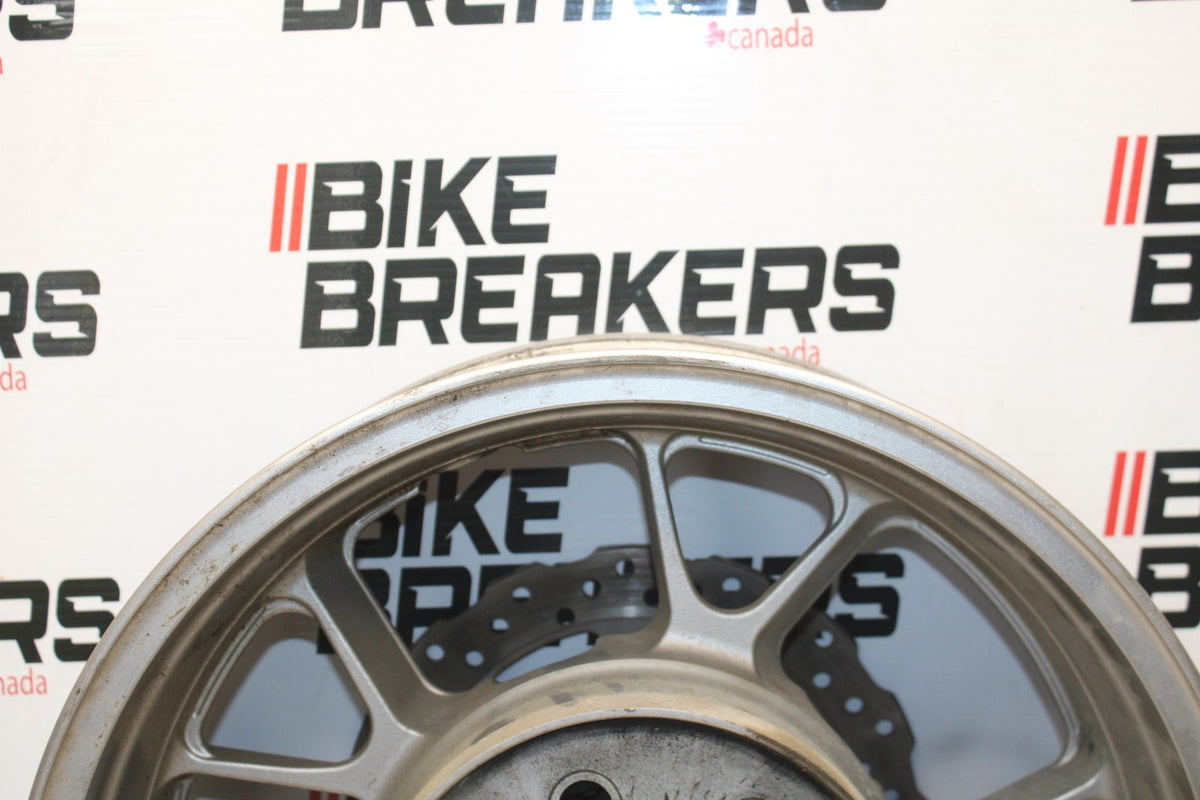 09 KAWASAKI CONCOURS 14 ZG1400B REAR WHEEL BACK RIM & ROTOR BB875