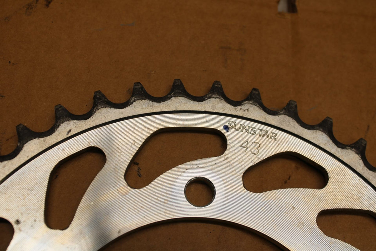 19-21 YAMAHA YZF R3 REAR BACK SPROCKET W FRONT & CHAIN BB378