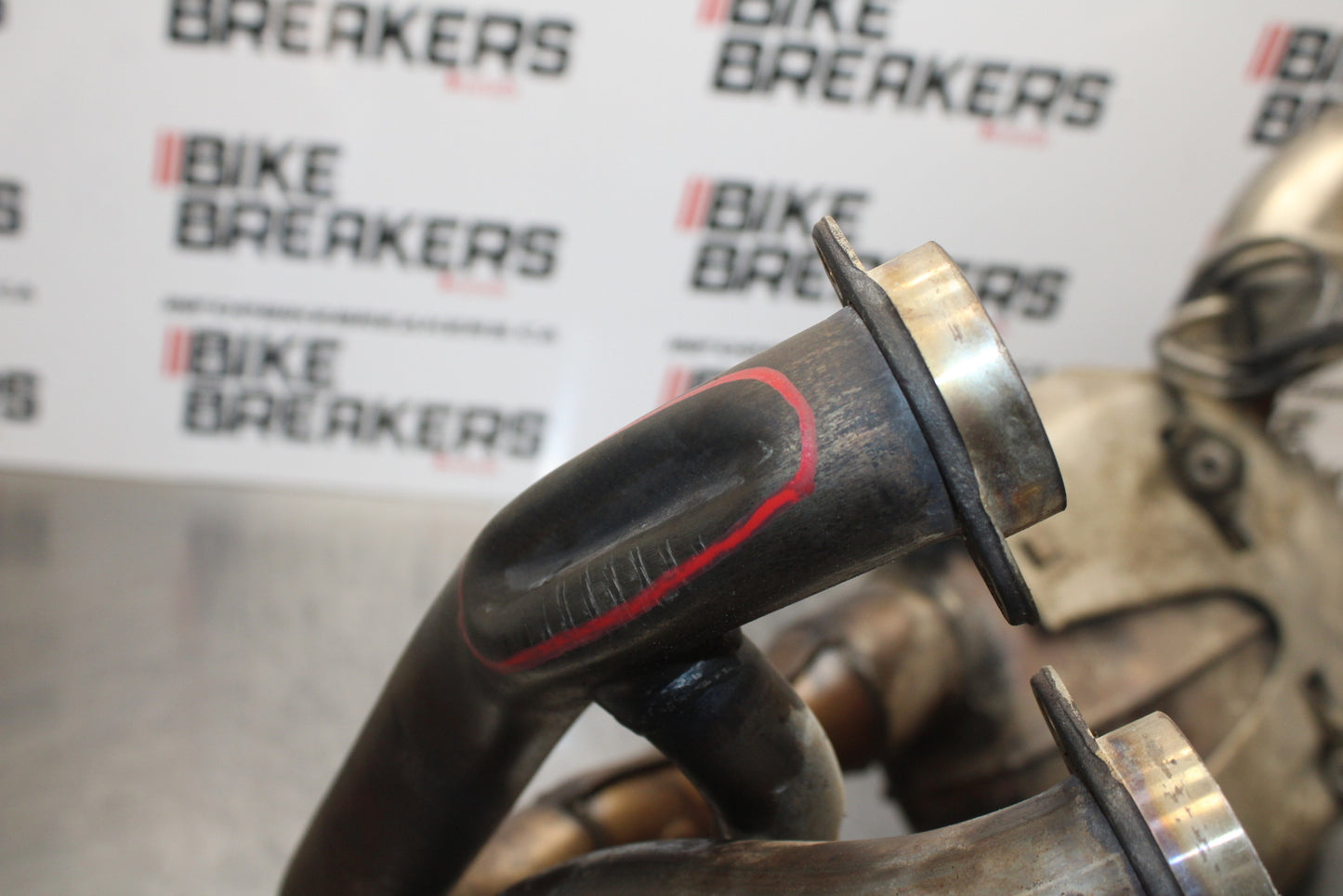 10-11 BMW S1000RR EXHAUST HEADER PIPES MANIFOLD BB168