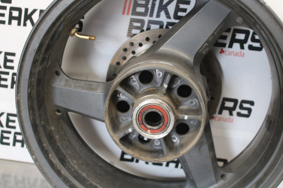 00-05 KAWASAKI NINJA ZX12R REAR WHEEL BACK RIM & ROTOR BB892