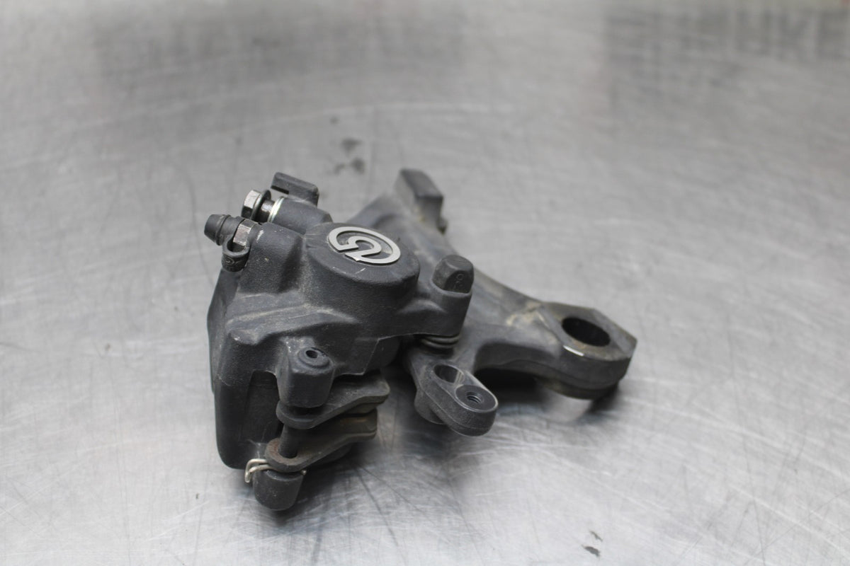 14 TRIUMPH STREET TRIPLE ABS REAR BACK BRAKE CALIPER W MOUNT BRACKET BB808