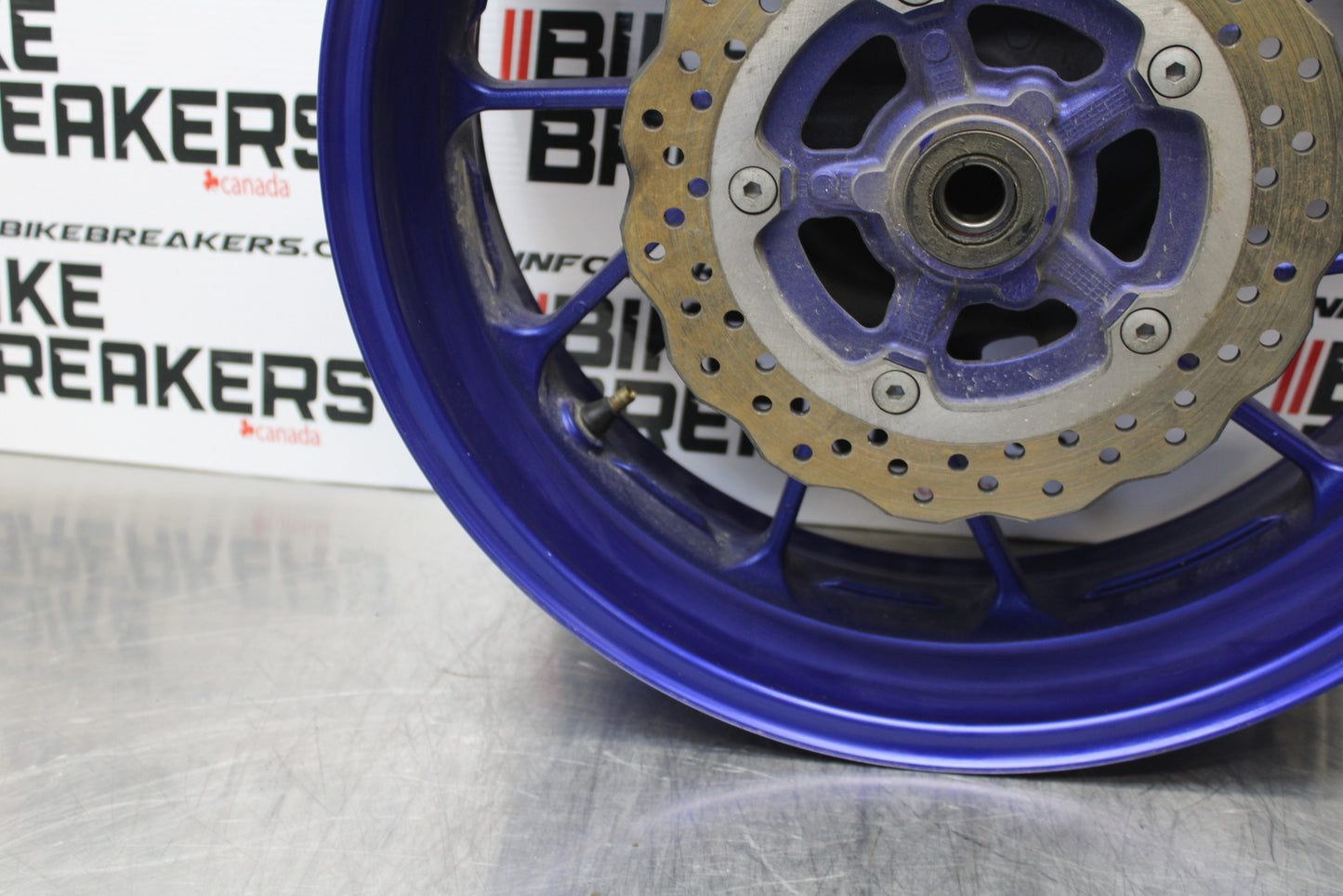 14-17 YAMAHA FZ07 REAR WHEEL BACK RIM & ROTOR BB162